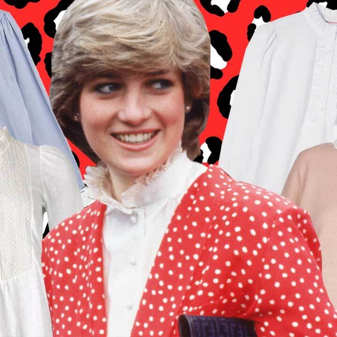 14 pie-crust-collar blouses & knits to add Princess Diana vibes to your wardrobe